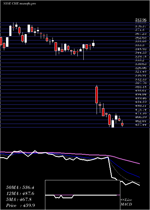 Daily chart ChemedCorp