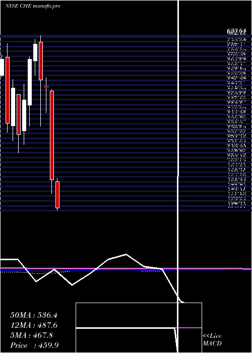 monthly chart ChemedCorp