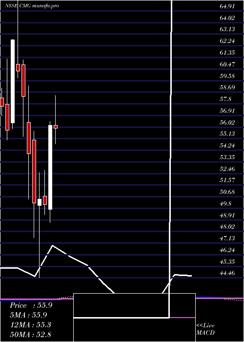 monthly chart ChipotleMexican