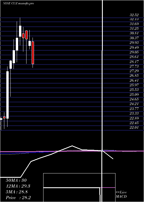  monthly chart CousinsProperties