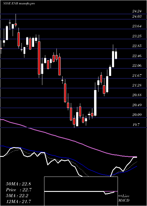 Daily chart EnergizerHoldings