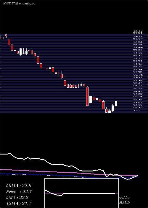 weekly chart EnergizerHoldings