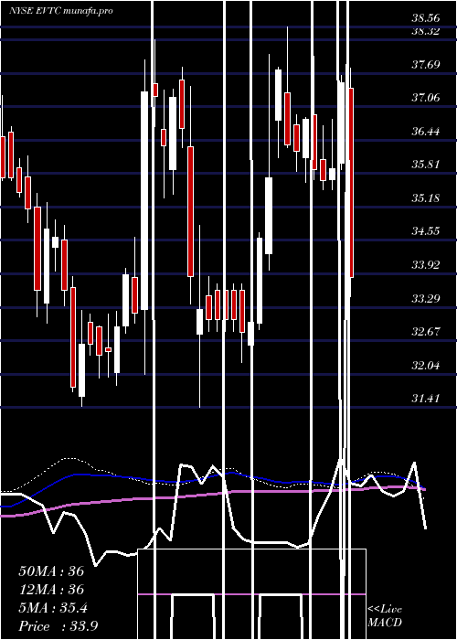 weekly chart EvertecInc