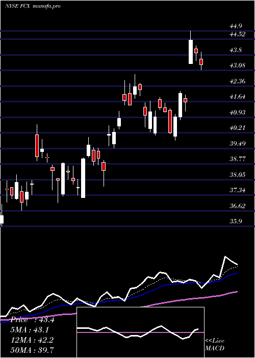  Daily chart FreeportMcmoran