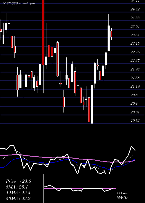  Daily chart GenescoInc