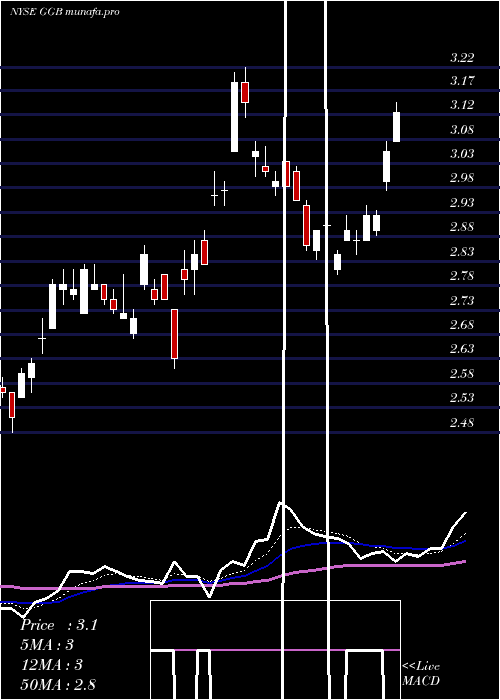  Daily chart GerdauS