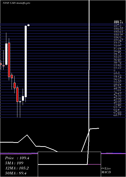 monthly chart GmsInc