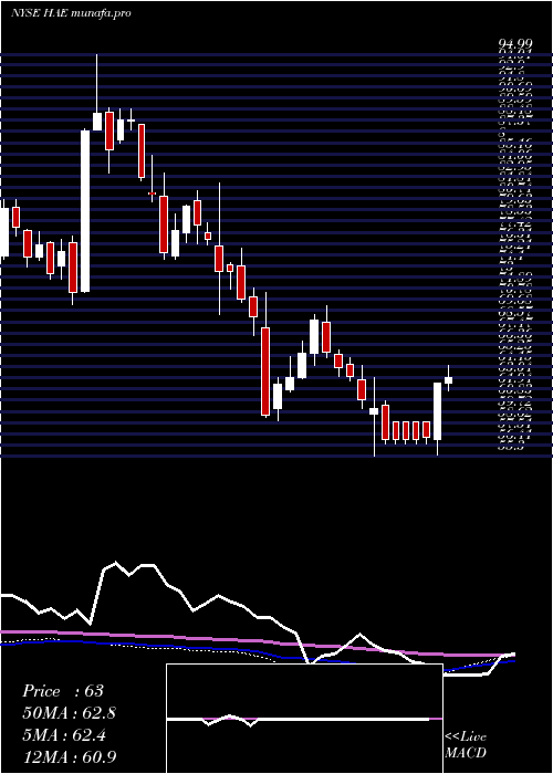  weekly chart HaemoneticsCorporation
