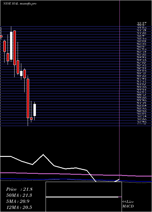  monthly chart HalliburtonCompany