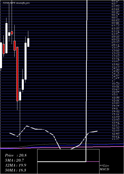monthly chart HewlettPackard