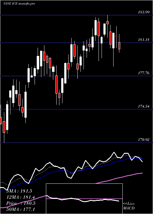  Daily chart IntercontinentalExchange