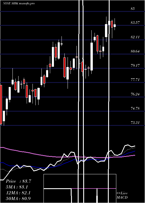  Daily chart MerckCompany