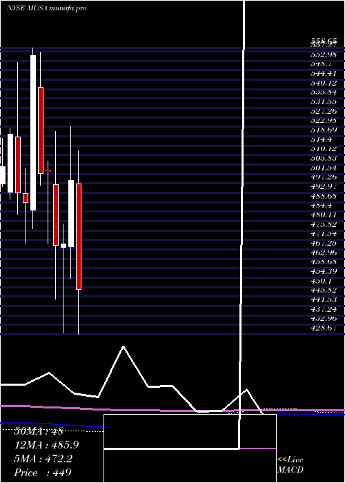 monthly chart MurphyUsa