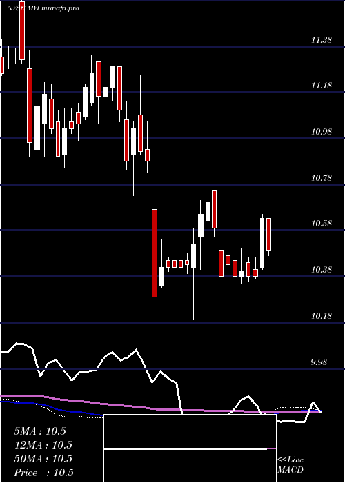 weekly chart BlackrockMuniyield