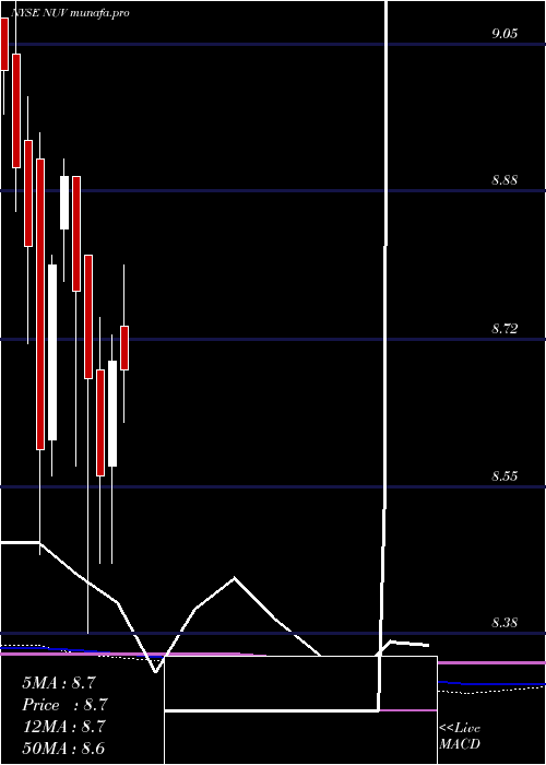 monthly chart NuveenAmt