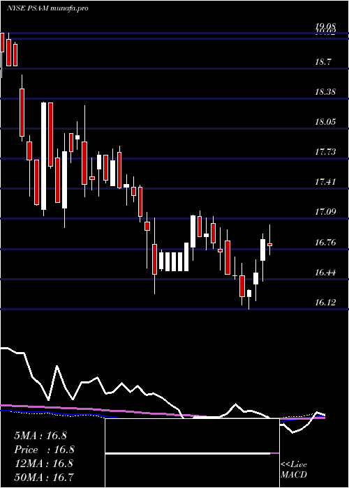 weekly chart PublicStorage