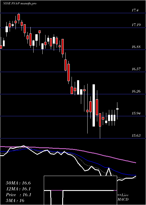  Daily chart PublicStorage