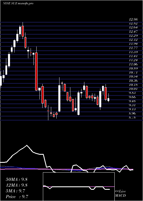  weekly chart SuzanoPapel