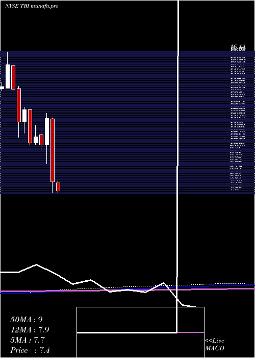  monthly chart TrueblueInc