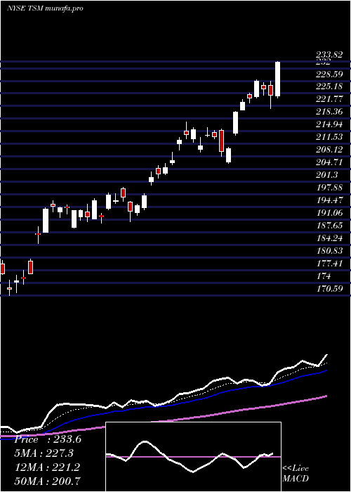  Daily chart TaiwanSemiconductor