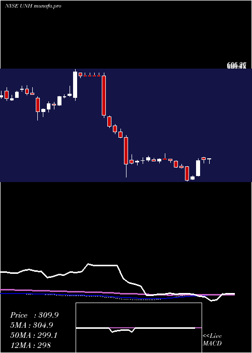  weekly chart UnitedhealthGroup