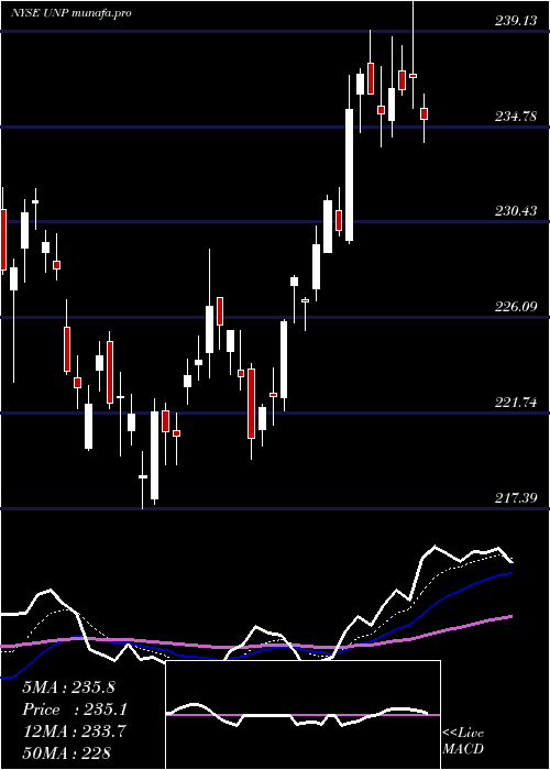  Daily chart UnionPacific