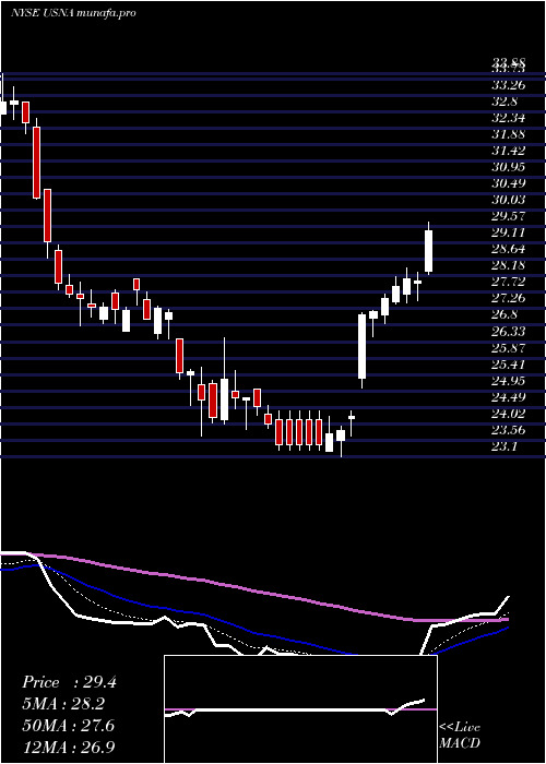 Daily chart UsanaHealth
