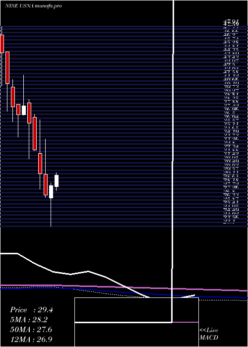 monthly chart UsanaHealth