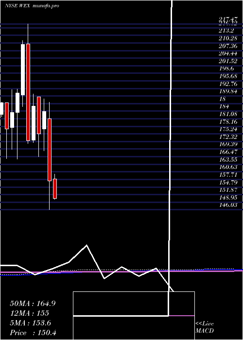  monthly chart WexInc