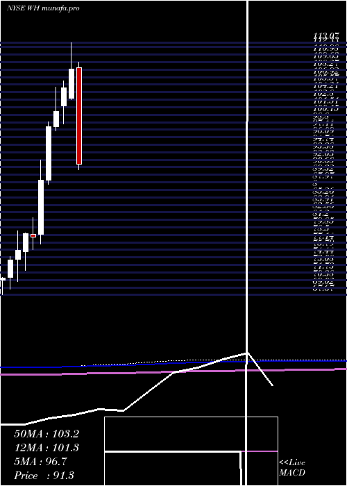  monthly chart WyndhamHotels