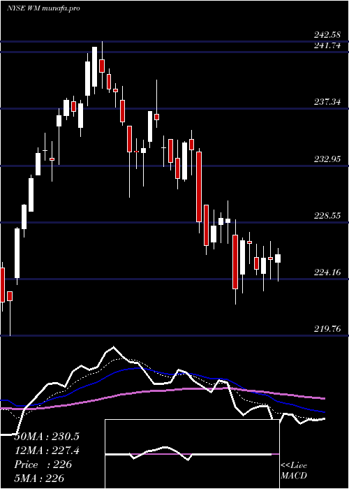 Daily chart WasteManagement