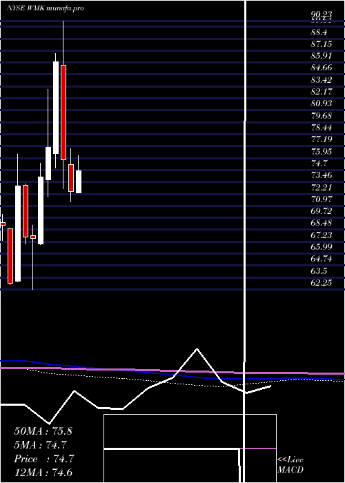 monthly chart WeisMarkets