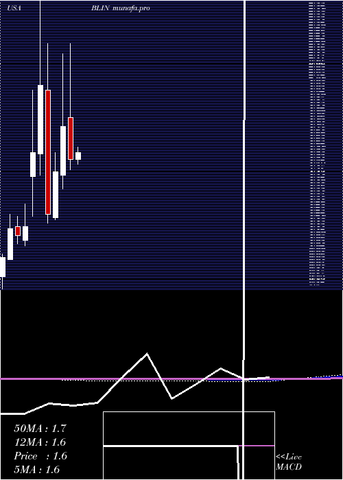  monthly chart BridgelineDigital