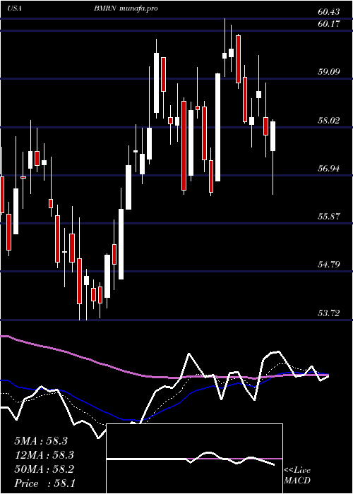  Daily chart BiomarinPharmaceutical