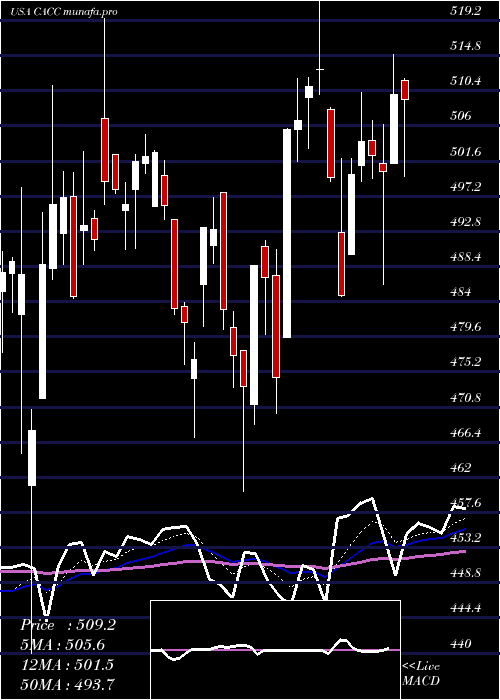  Daily chart CreditAcceptance