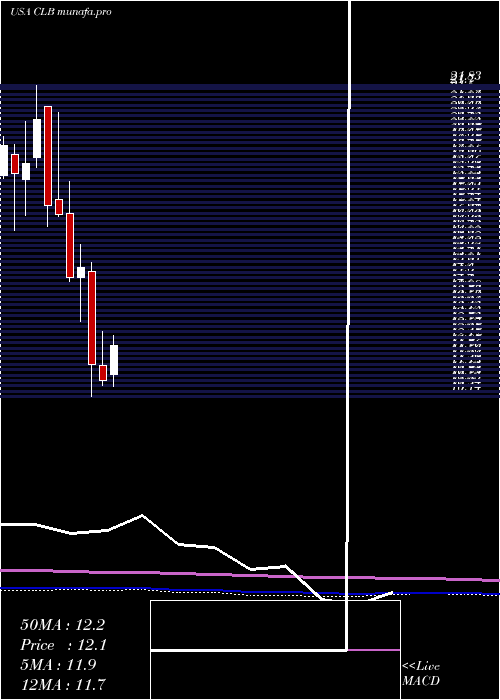 monthly chart CoreLaboratories
