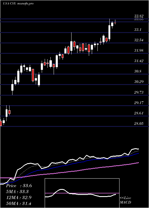  Daily chart CsxCorporation