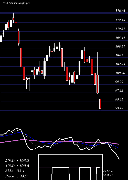  Daily chart EuronetWorldwide