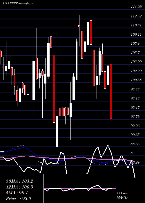  weekly chart EuronetWorldwide