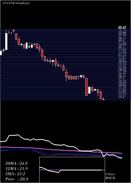 weekly chart EnergizerHoldings