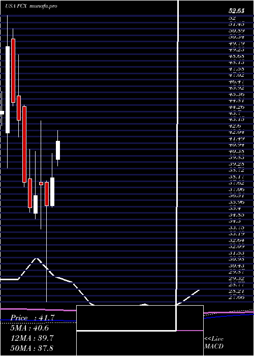  monthly chart FreeportMcmoran