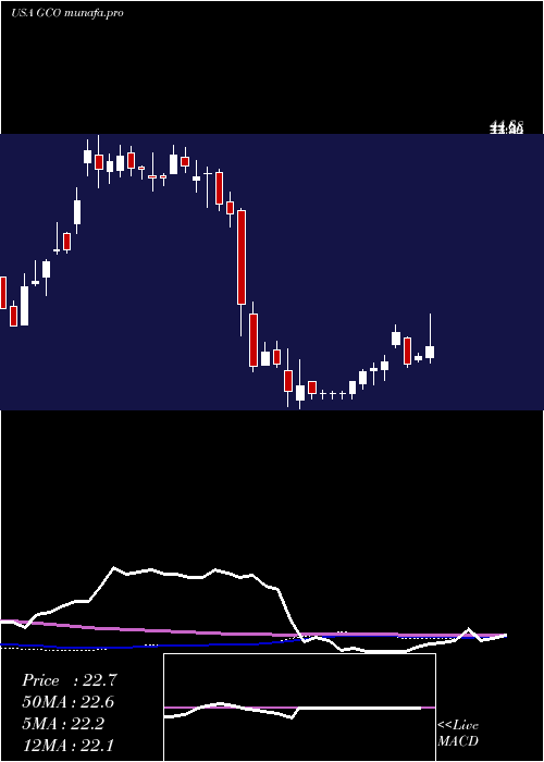 weekly chart GenescoInc