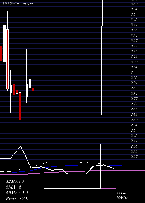  monthly chart GerdauS
