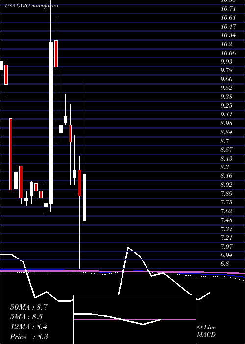 monthly chart GyrodyneLlc