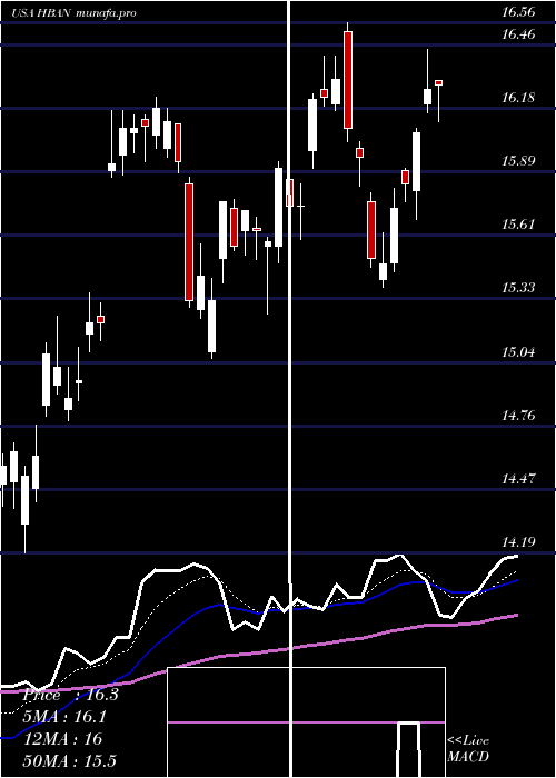  Daily chart HuntingtonBancshares