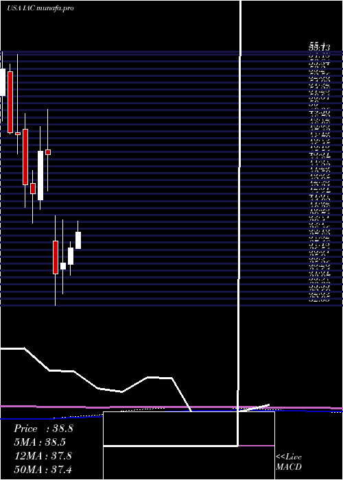 monthly chart IacInteractivecorp