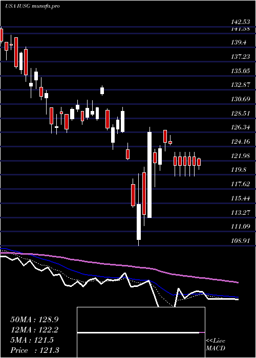  Daily chart IsharesCore