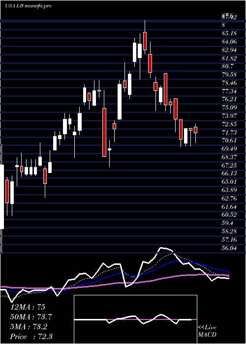 Daily chart LBrands
