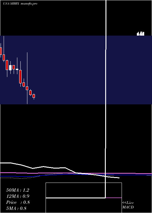  monthly chart MoleculinBiotech