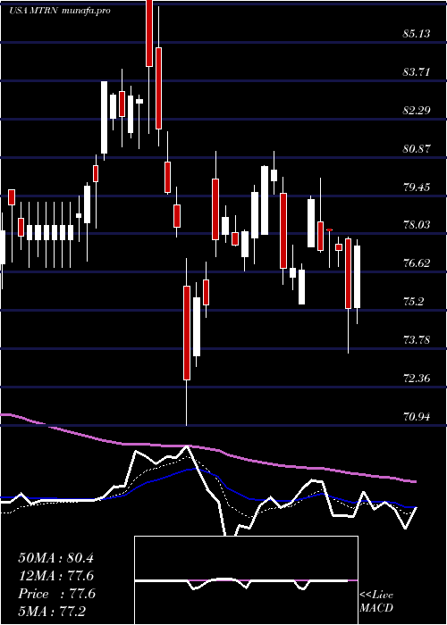 Daily chart MaterionCorporation